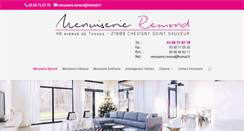 Desktop Screenshot of menuiserie-remond.fr