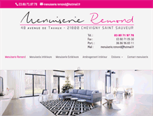 Tablet Screenshot of menuiserie-remond.fr